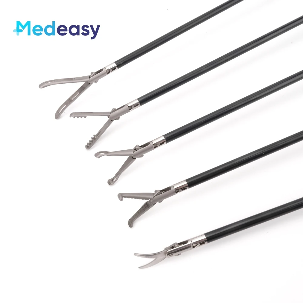 Laparoscopic Reusable Surgery Grasper 5mm Medical Laparoscopy Surgical Grasping Instruments Blue Handle