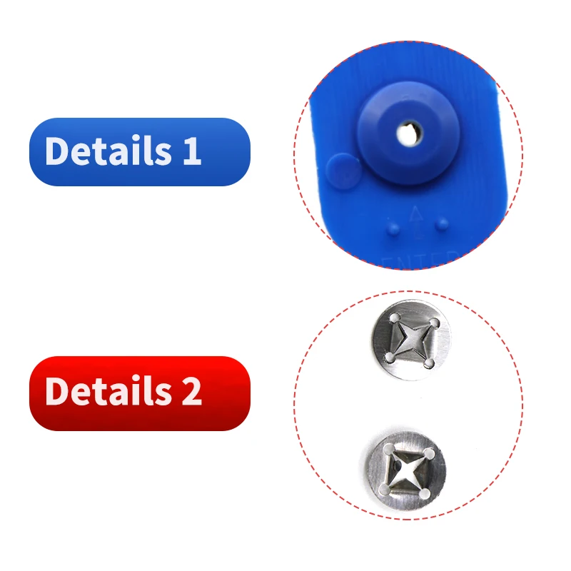 BCP418 Plastic bode sealing blue security plastic seals and seal lock