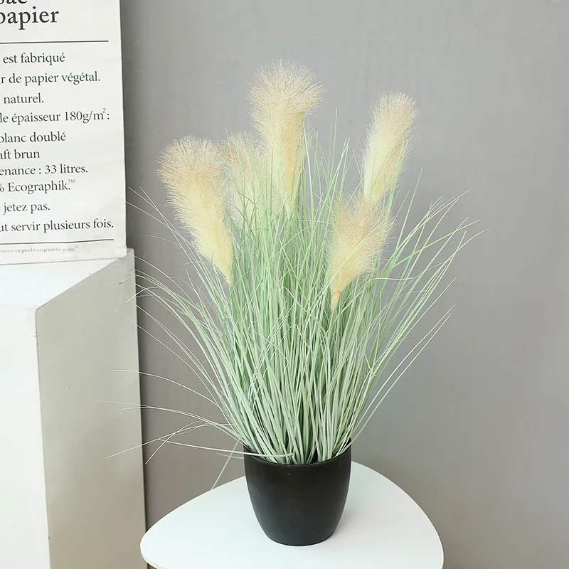 JIAHUI Hot sale artificial grass bonsai grass plant reed grass low price wholesale high quality