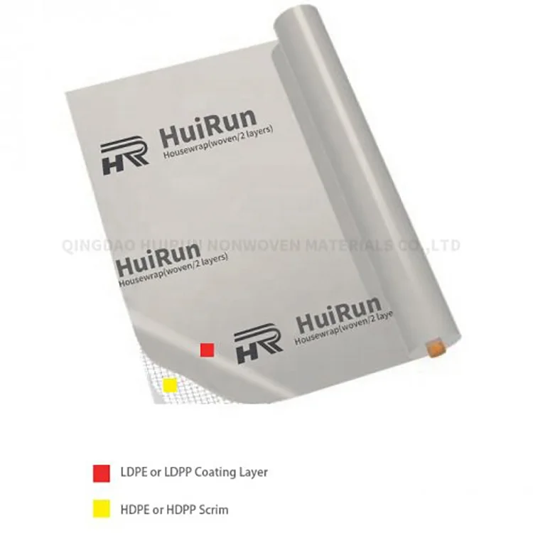 waterproof laminated woven fabric with perforated hole to breathable