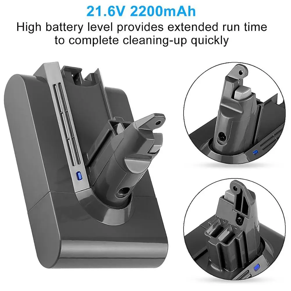 V6 BATTERY For DY SON Absolute DC58 DC59 DC72 DC74 SV03/05 SV06 SV07 SV09 3.0Ah