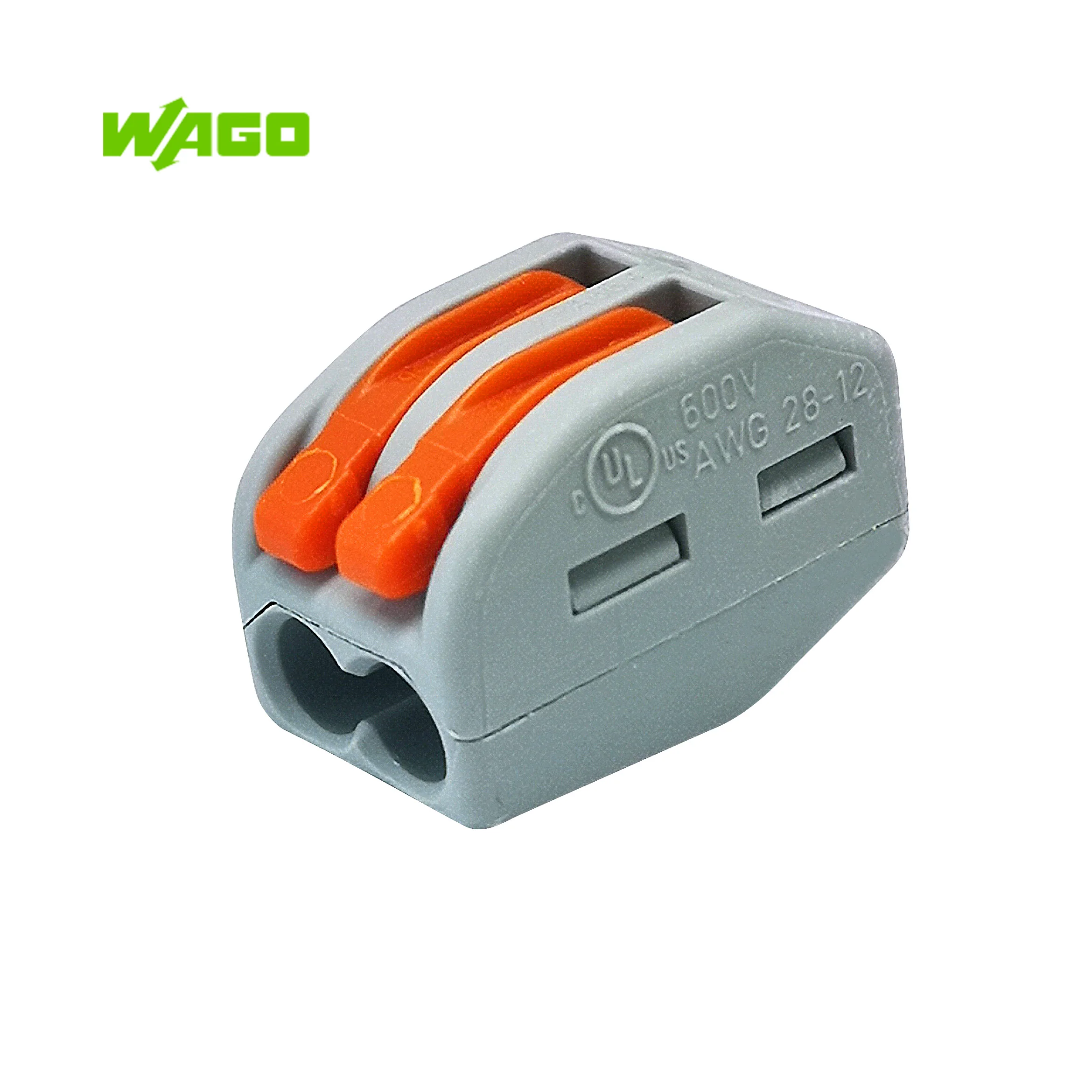 Original WAGO 222-412 2 pole Wire Connector with Lever