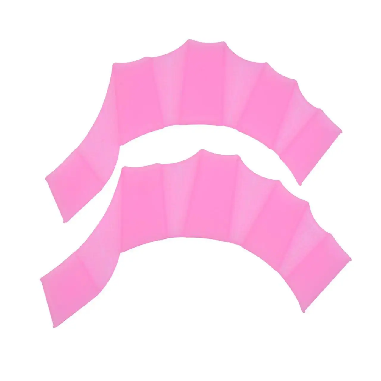 1pair Hot Sale Unisex Frog Type Silicone Girdles Swimming Hand Fins Flippers Palm Finger Webbed Paddle Water Sports Tool