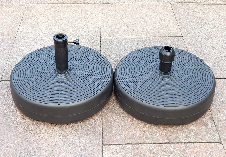 Heavy Duty Outdoor Umbrellas Bases Stand Holder Plastic Water Filled Base