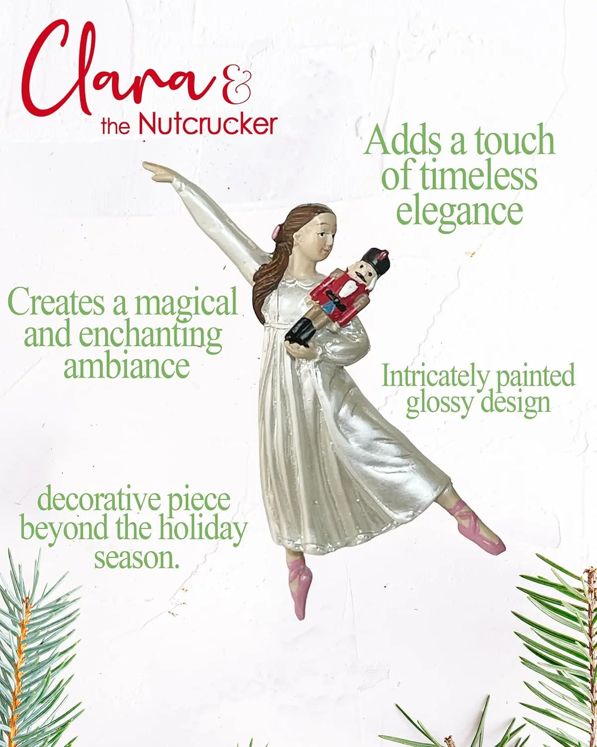 Nutcracker Doll Nutcracker Ballet Gifts Ballerina Ornaments Nutcracker Ballet Ornaments For Christmas Tree