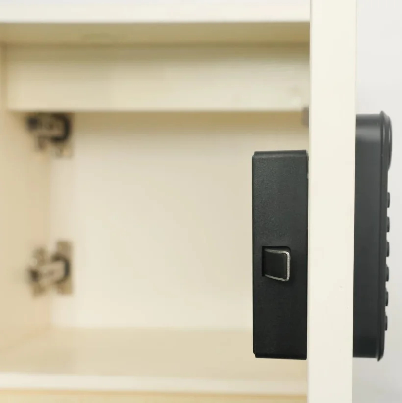 Qidots Electronic Keyless Security Drawer File Locker Lock Smart Digital Biometric Fingerprint Cabinet Lock with Tuya App