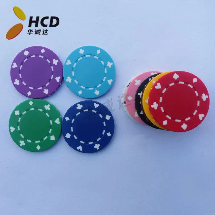 Casino Chip with silk screen Printing for events or charity keychain poker chips