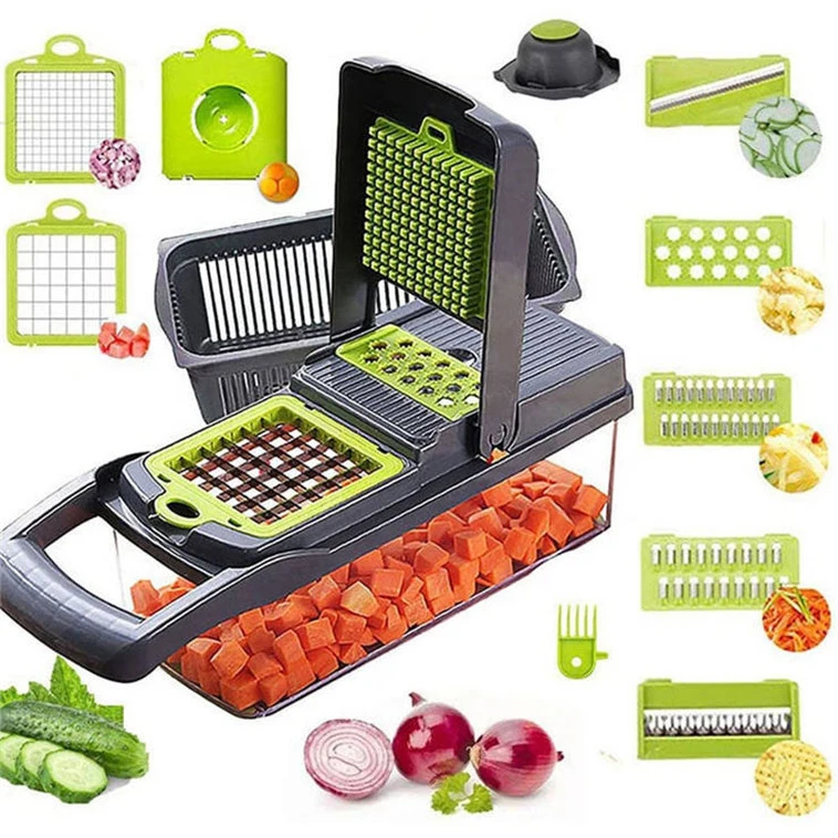 Top Seller Combined Kitchen Set Slicer Vegetable Cutter Hand Garlic Press Chopper Kitchen Accessories Vegetable Cutter