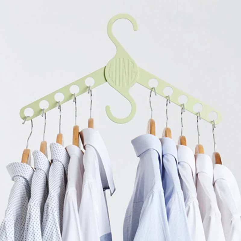 
Travel Foldable Cloth Hanger wonder magic multiple use Adjustable hangers magic hangers for clothes 