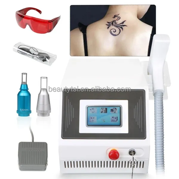 LINGMEI long pulse nd yag laser tattoo removal machine/portable mini nd:yag laser for sale/q switch nd yag laser