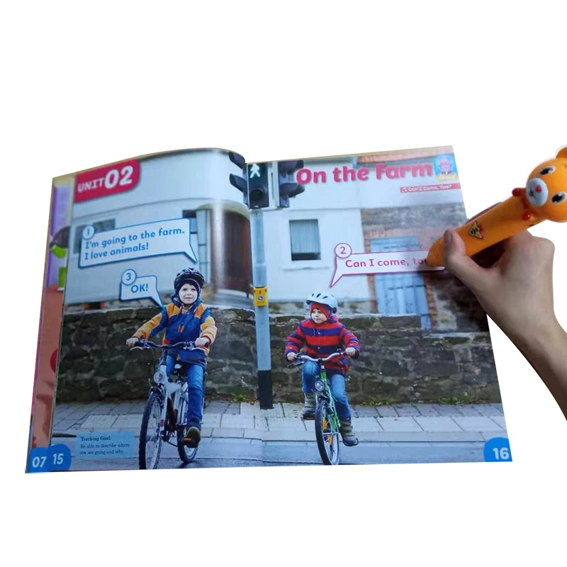 Activity Book Children English Learning OID Smart Pen Kids Coloring Book