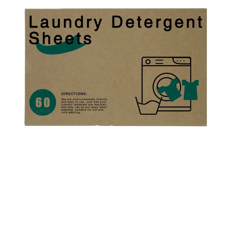 private label  biodegradable eco friendly detergent laundry sheet for cleaning clothes
