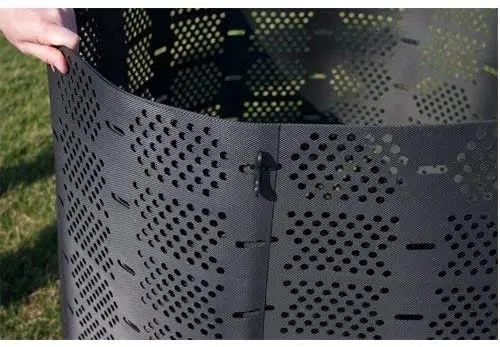 High Density Polyethylene Stable Plastic Compost Bin for Garden