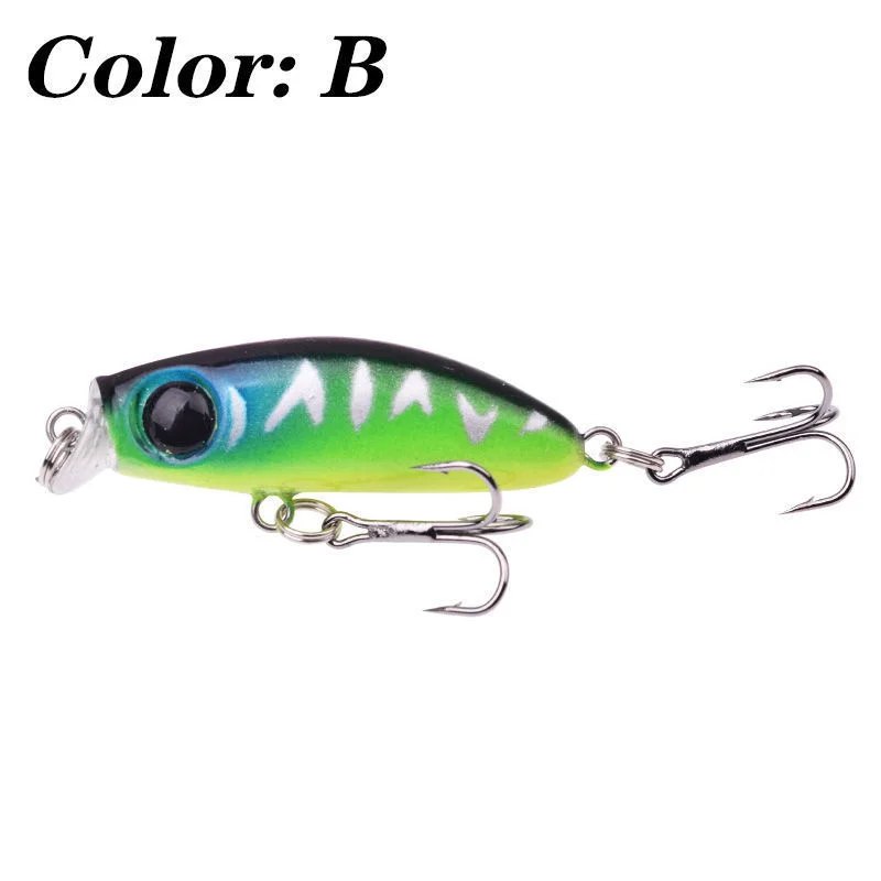 Factory wholesale Mini 8 colors 42mm 3g Fishing Bait With Fishing Hook lure