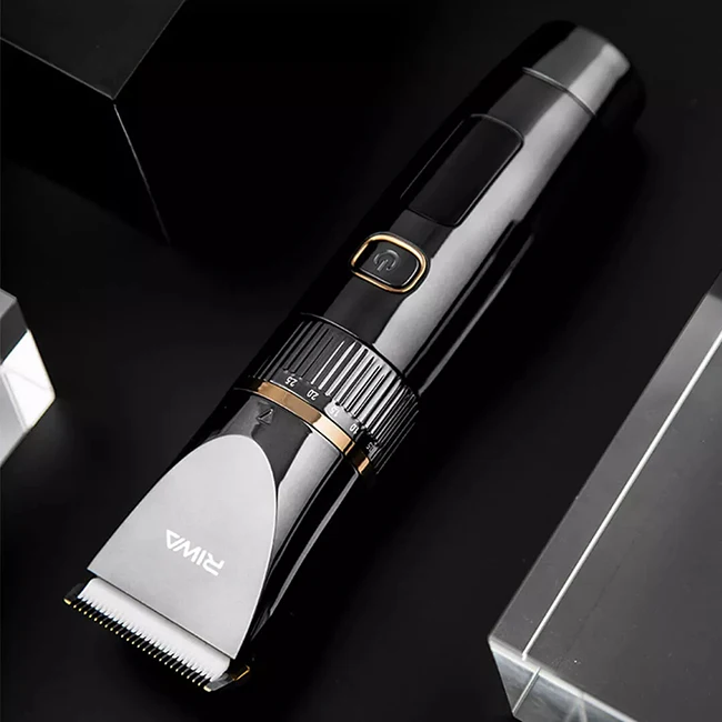 
RIWA Stainless steel material waterproof hair cut machine professional electric hair clipper 