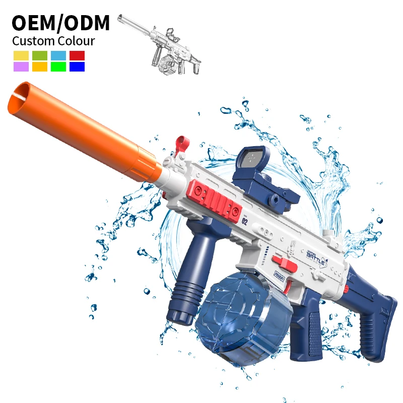 2024 SCAR Electric Water Gun for Adult Powerful Water Squirt Gun for Kids Super Water Soaker Pistol Kids Toy Gun
