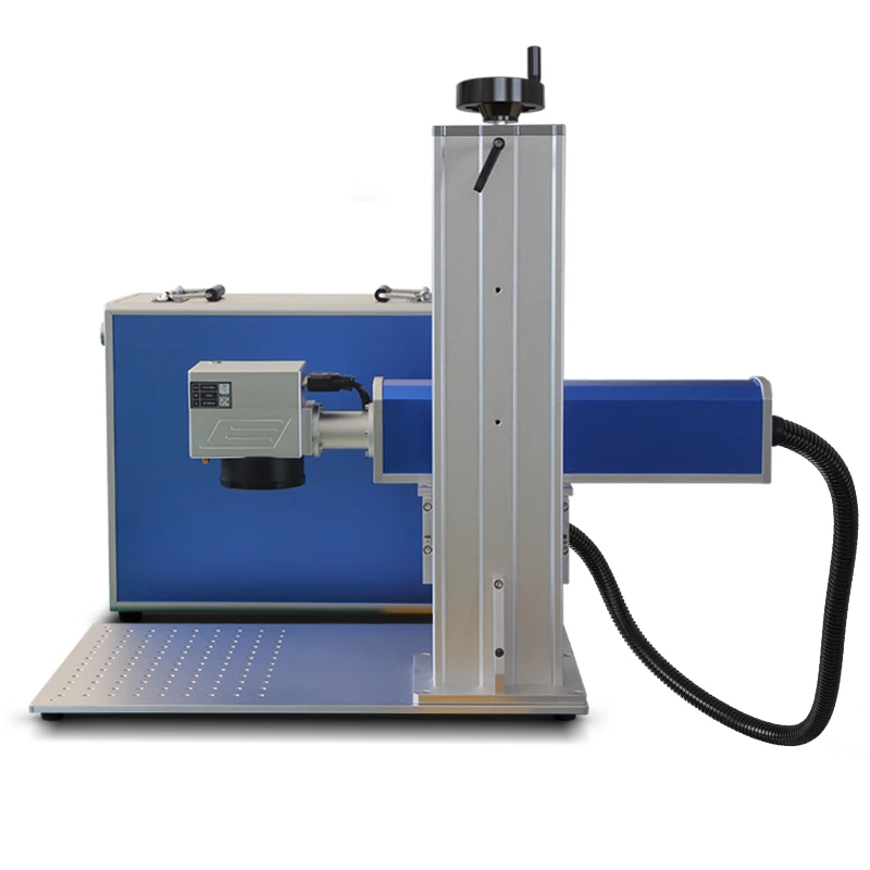 JPT Mopa 3d Dynamic 30w 50w Vertical Desktop Fibre Laser Marking Machine For Metal Gold And Silver Laser Engraving Machines