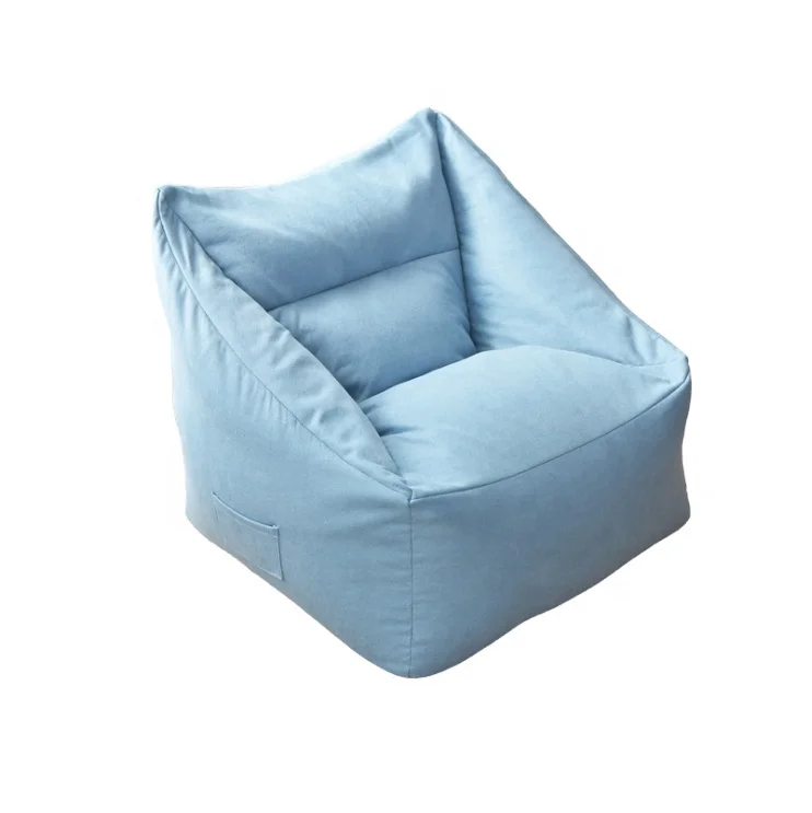 Unique Design Hot Sale Comfortable Square Big pop bag lazy Sofa Bean Bag Chair