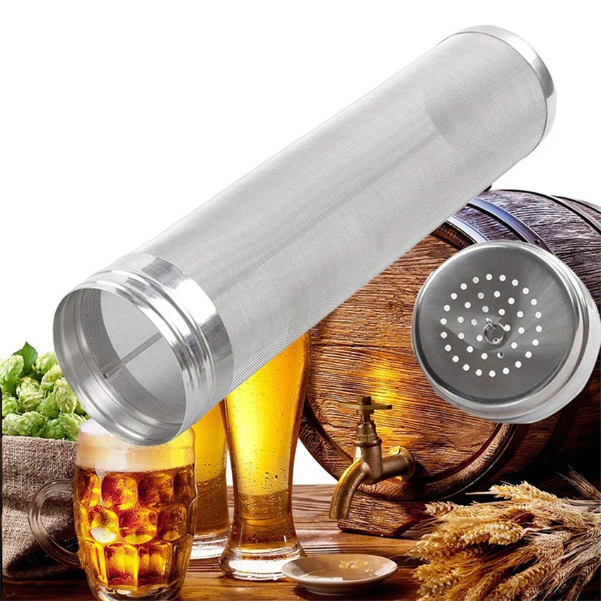 Wire Mesh Beer Brewing Filter Basket/screen for Beer Brewing Equipment 50 Mash Filter Stainless Steel Screen Liquid Filtration