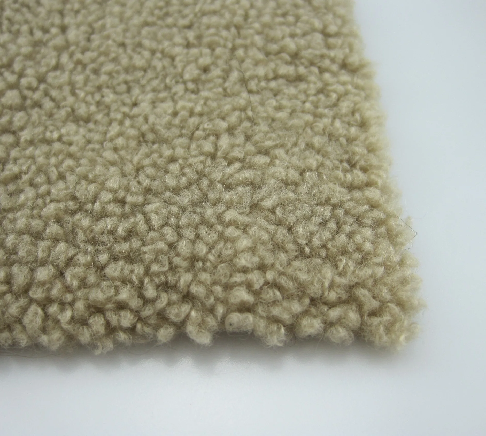 High Quality TEDDY Fur Curly Faux Fur For Garment/ Home textiles / Toy/ Kids Wear/