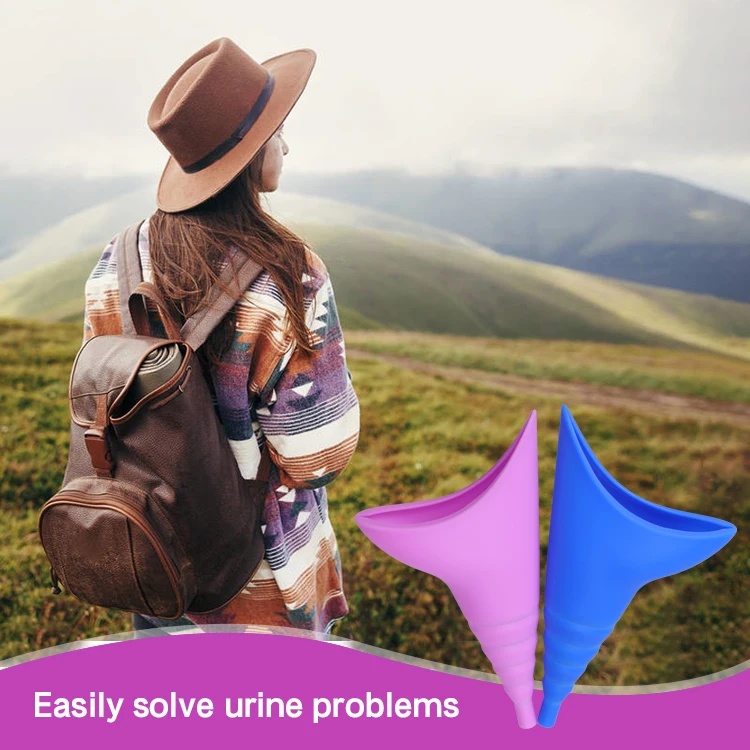 2024 New Women Emergency Standing Silicone Urination Device Female Urinal for Car
