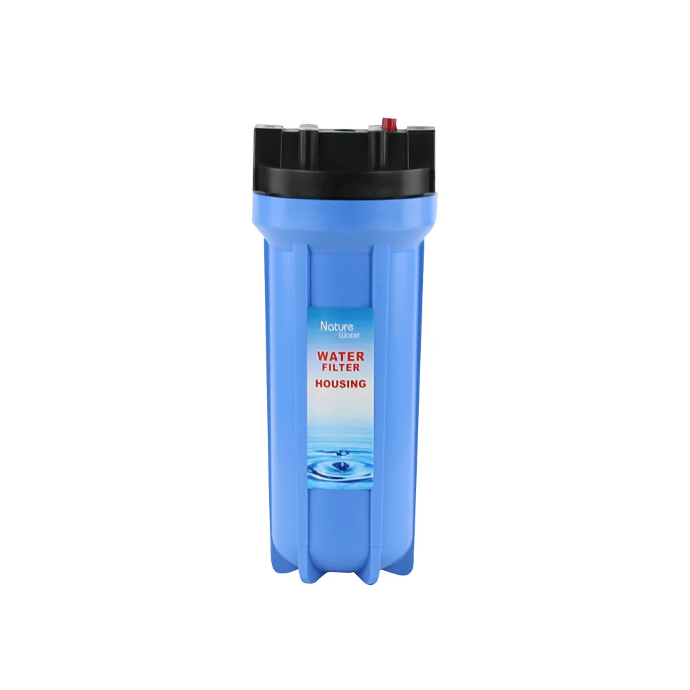 10 inch blue color plastic water purifier housing for pure water filter machine