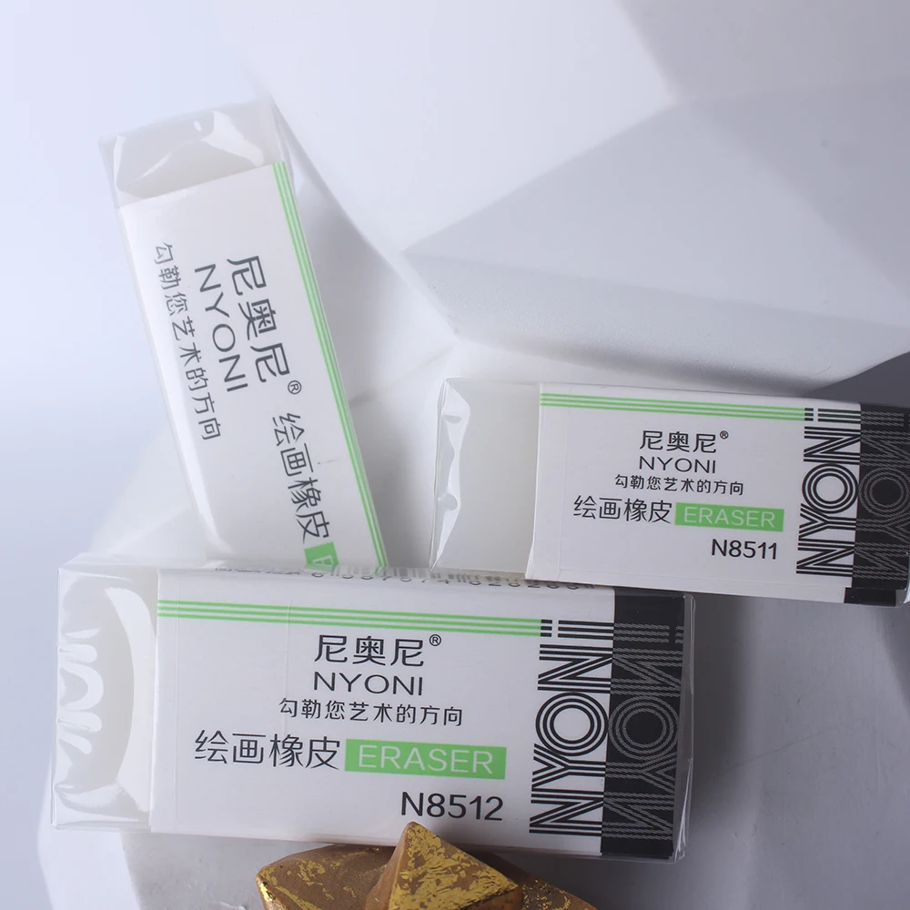 
Fashion custom art drawing rubber pencil eraser 