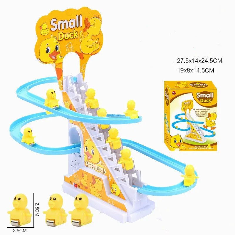Most Popularhot Sale High Quality Small Duck Climbing Toy Duck Climbing Stairs Toy Electric Stair Climbing Duck Toy