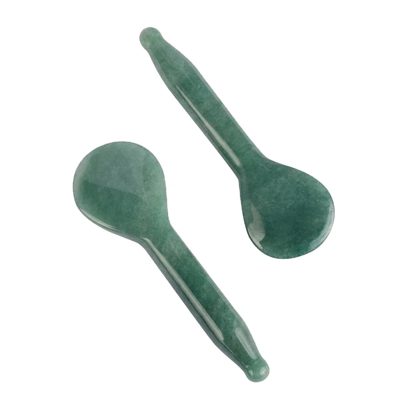 Low Price Massage Tools Natural Jade Stone Green Aventurine Gua Sha For Whole Body Relax