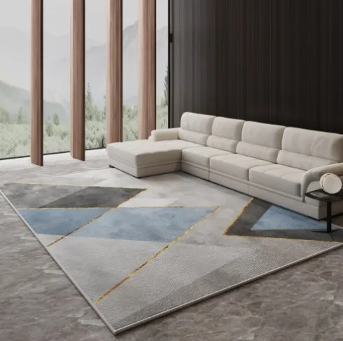 Small Quantity Wholesaling Area Bedroom Rugs Living Room Indoor Modern Print Carpet