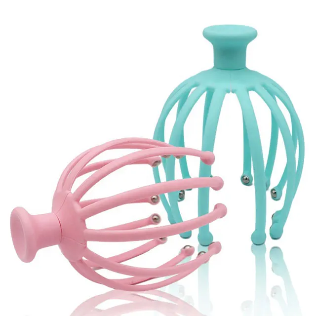 Multi-functional octopus ball massager, easy to relax acupoint scratch back and scalp