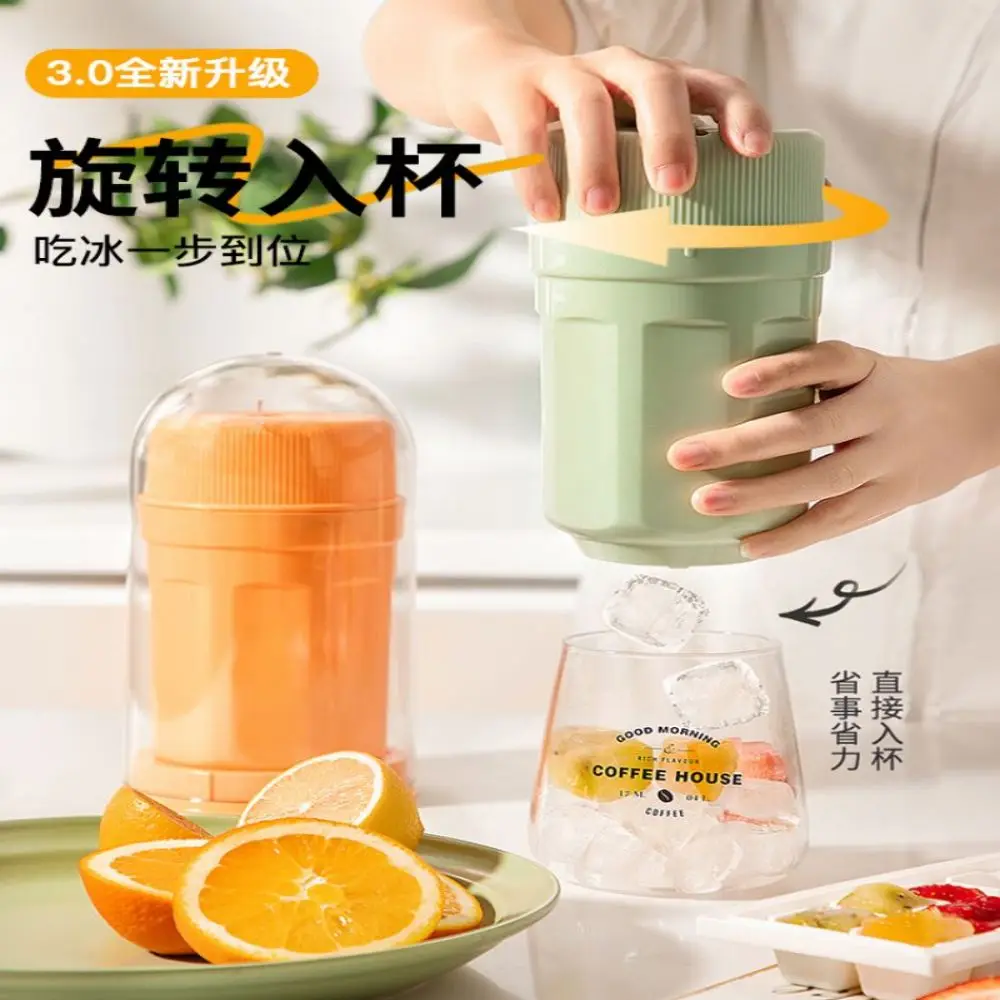 Wholesale  Plastic Square Ice Cube Maker Cup Cylinder Trays Lattice Ice Cube Mold Rotary ice machine