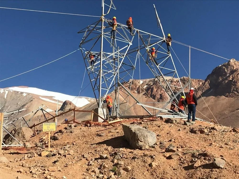 
Electrical power transmission line galvanized steel lattice tower with hot dip galvanized and related accessories and materials 