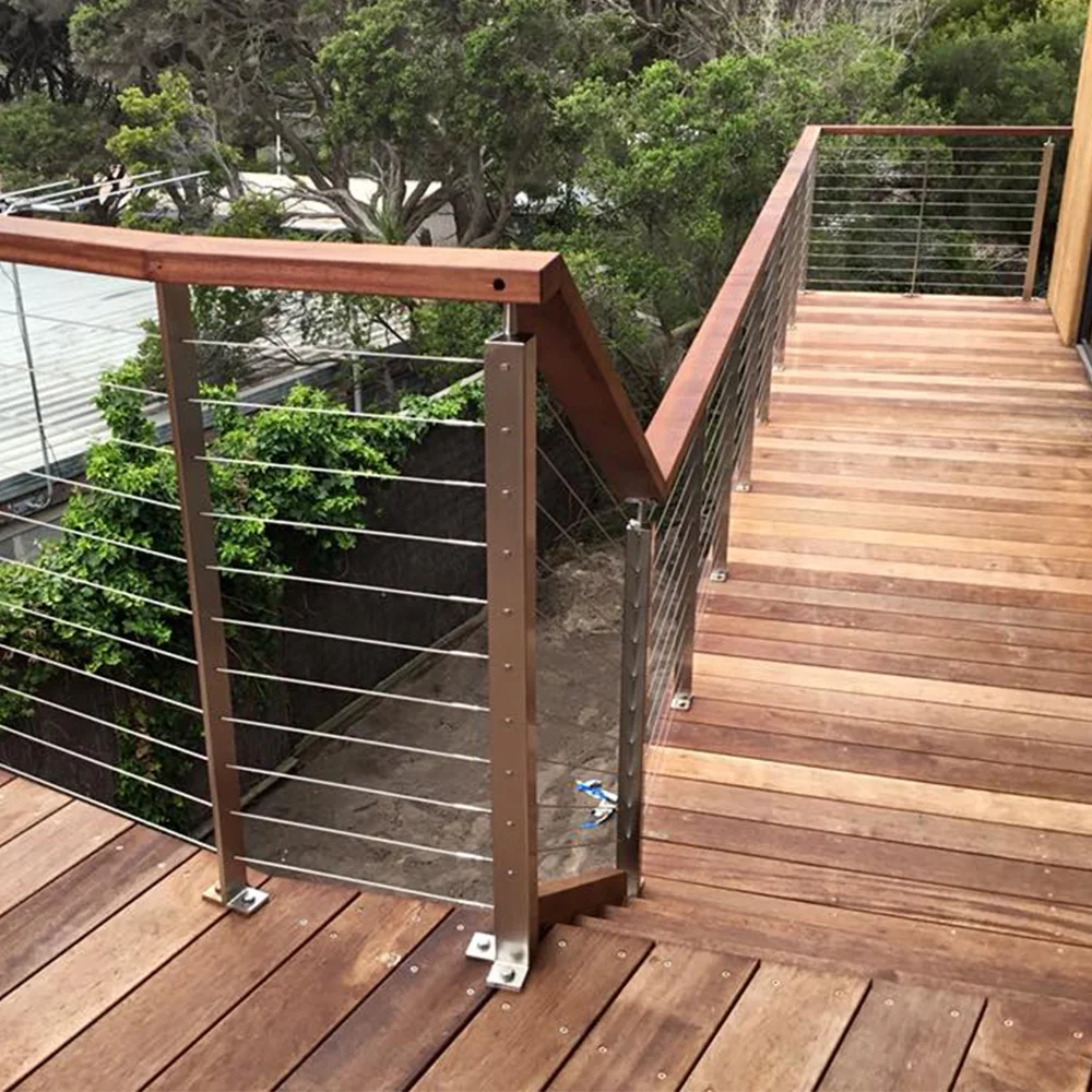 Stainless steel cable railing accessories for deck railing