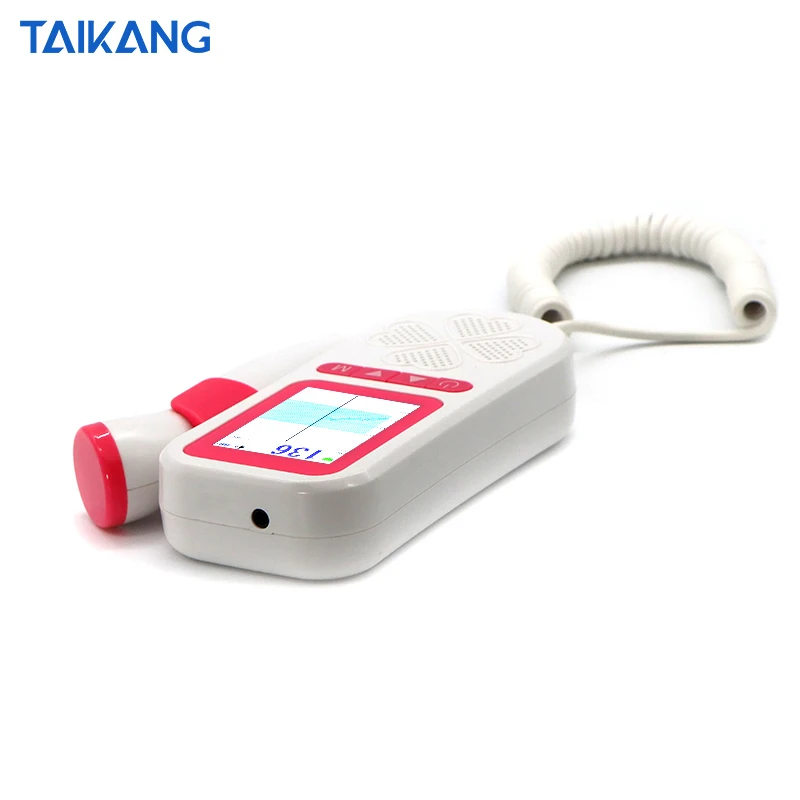  Color TFT Screen Display Ultrasound Pocket Doopler Fetal Heart Sound Monitor Hand Hold Pregnant