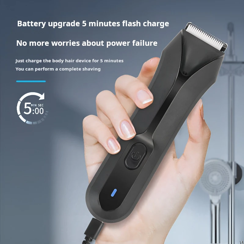 LED Spotlight Rechargeable Cordless Professional Hair Trimmer  Electric Hair Clipper Customized  Body Trimmer
