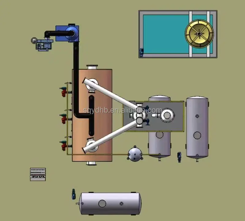 YUEDA Waste Engine Used Motor Oil Recycling Machines To Diesel Plant