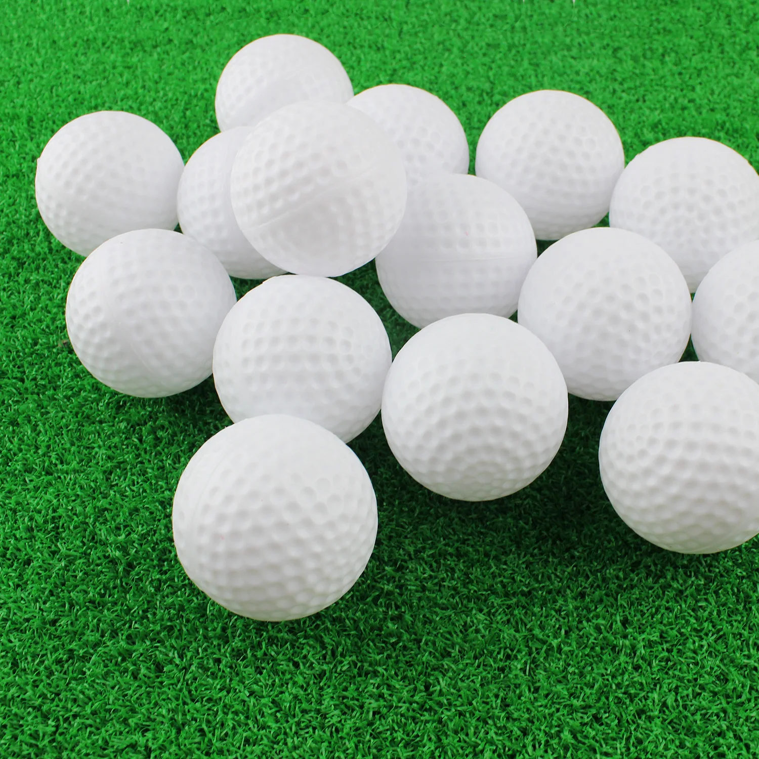 Hollow Ball Colorful  41Mm Non-Porous Color Mixing Indoor Contact Golf Retriever Biodegradable Custom Golf