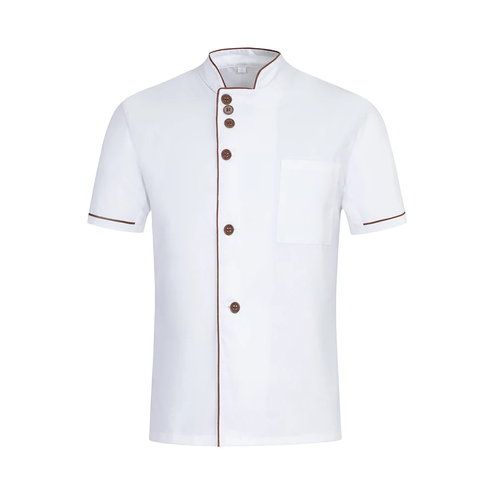 Wholesale Chef Clothes Unisex Restaurant Uniform Kitchen Waiter Waitress Shirt Chef Cook Work Uniform