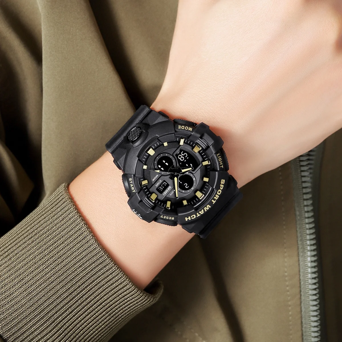 SKMEI 2117 Fashion Reloj al por mayor Multifunction Dual Time G Sport Large Digital Watch Wholesale Watches in China