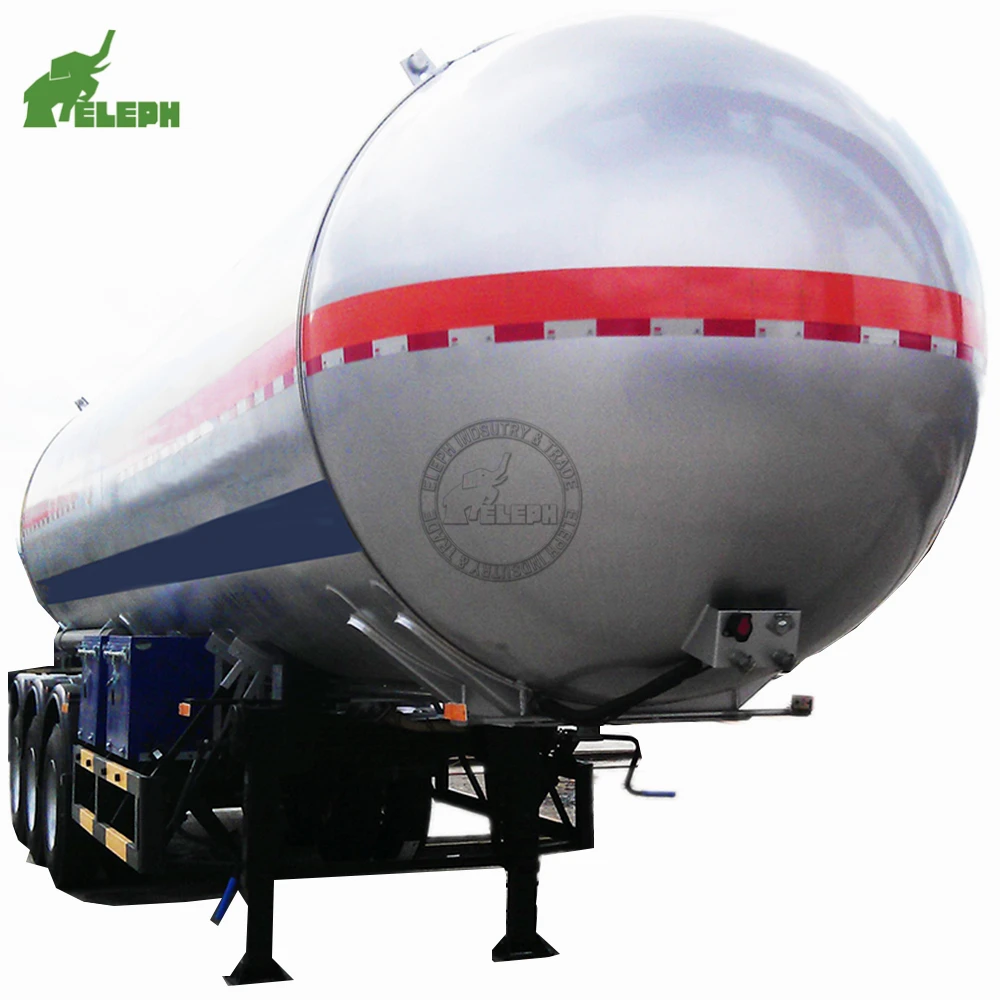3 оси 57 CBM G жидкий пропан газ пуля LPG газовый бак полуприцеп автоцистерна