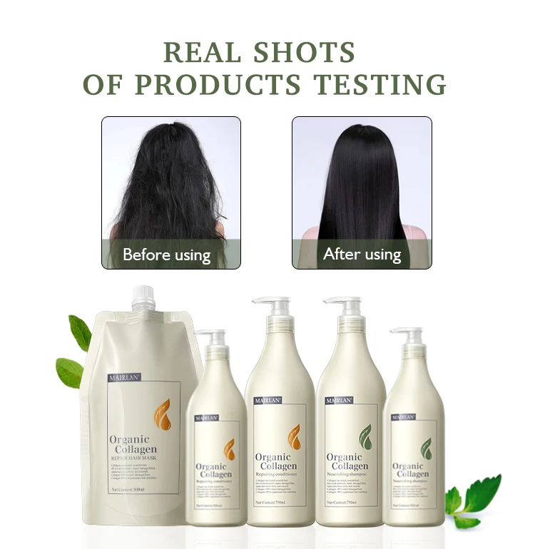 MAIRLAN Collagen Complex  quickly penetrates the inside of the hair nourish repair luxury hair care nourish hair mask
