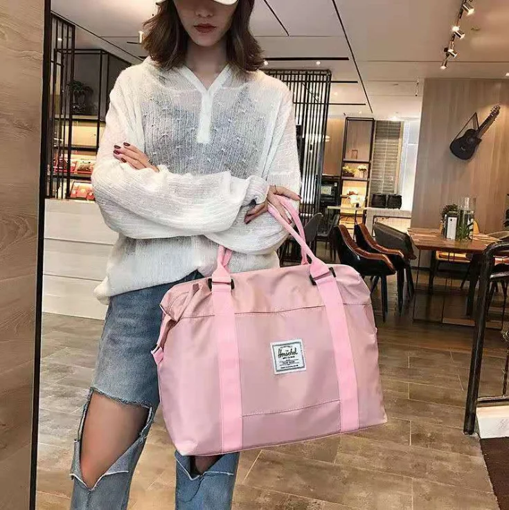 Factory price portable travel bag dry and wet separation fitness exercise large capacity waterproof folding travel bag wholesale