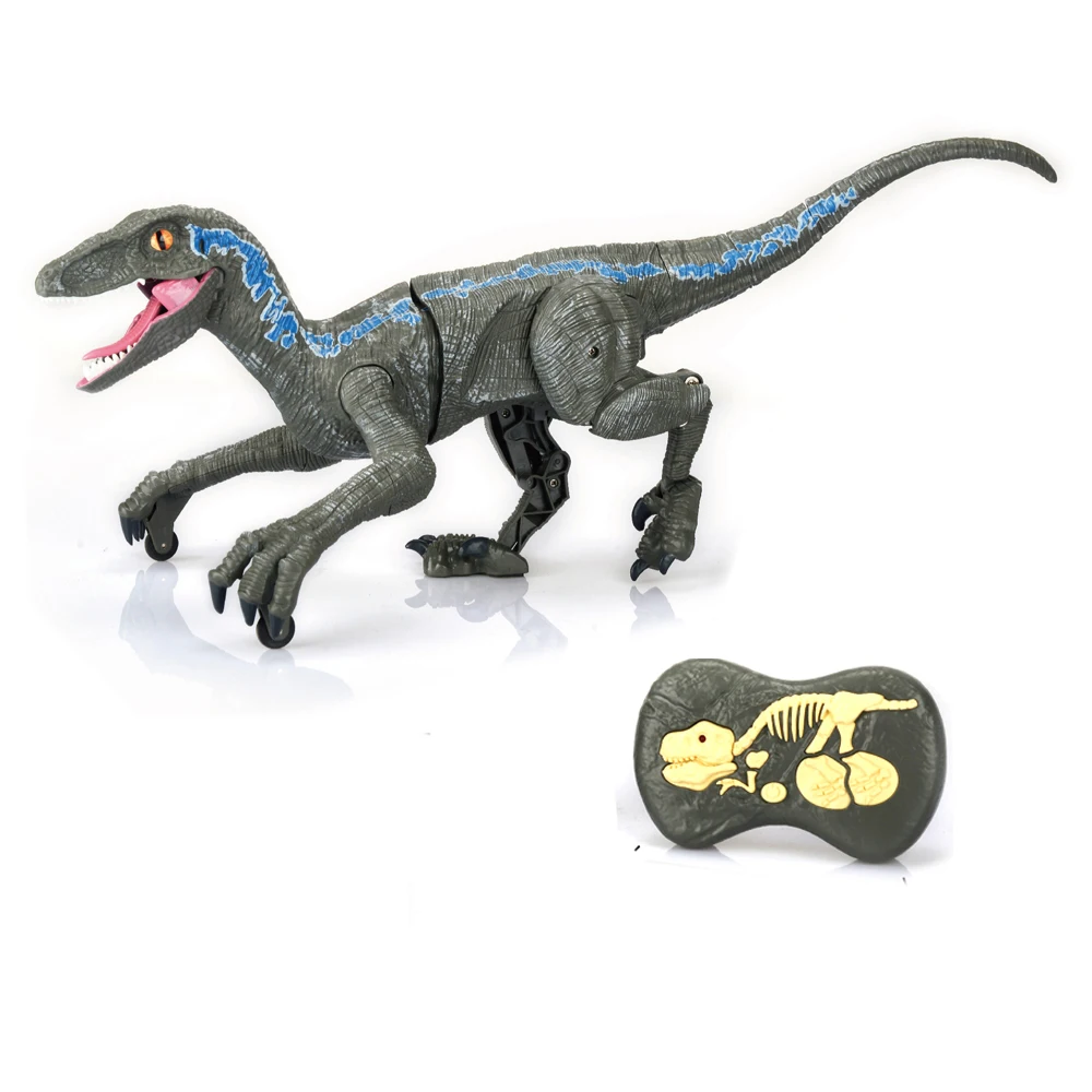 HPD LED Infrared Induction Remote Control Dinosaur Animals Toys Realistic T-Rex Battle Dino Dinosaur Toy with Glowing Eyes