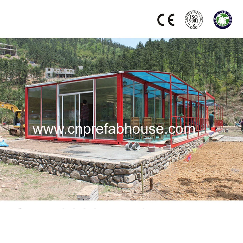 Luxury modular prefab container restaurant 20ft coffee bar food kiosk container