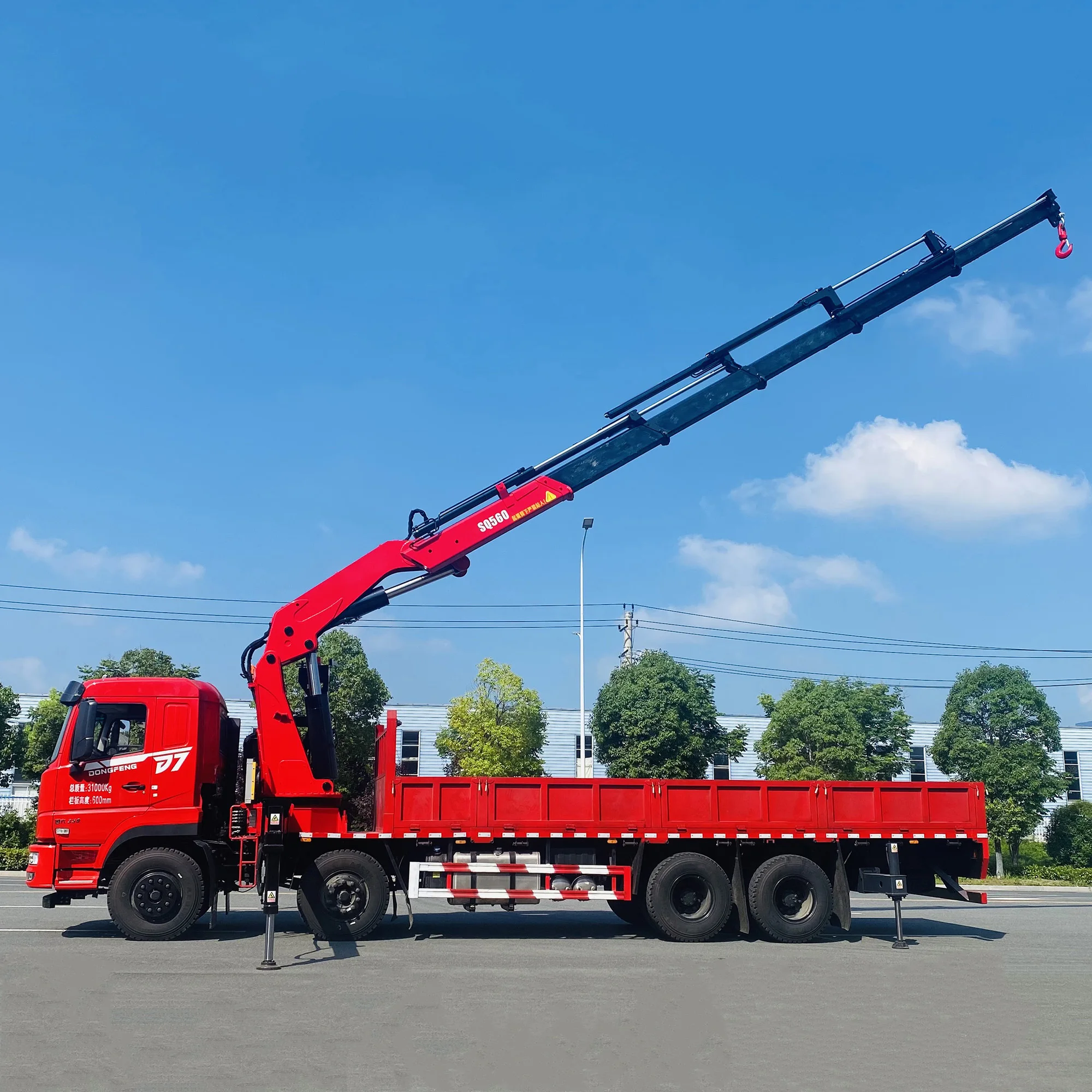 Easy Installation Zory-Lift Company 20 Tonne 25 Ton 28 T Crane Articulated Arm Remote Control Hydraulic Hoses Lorry Crane
