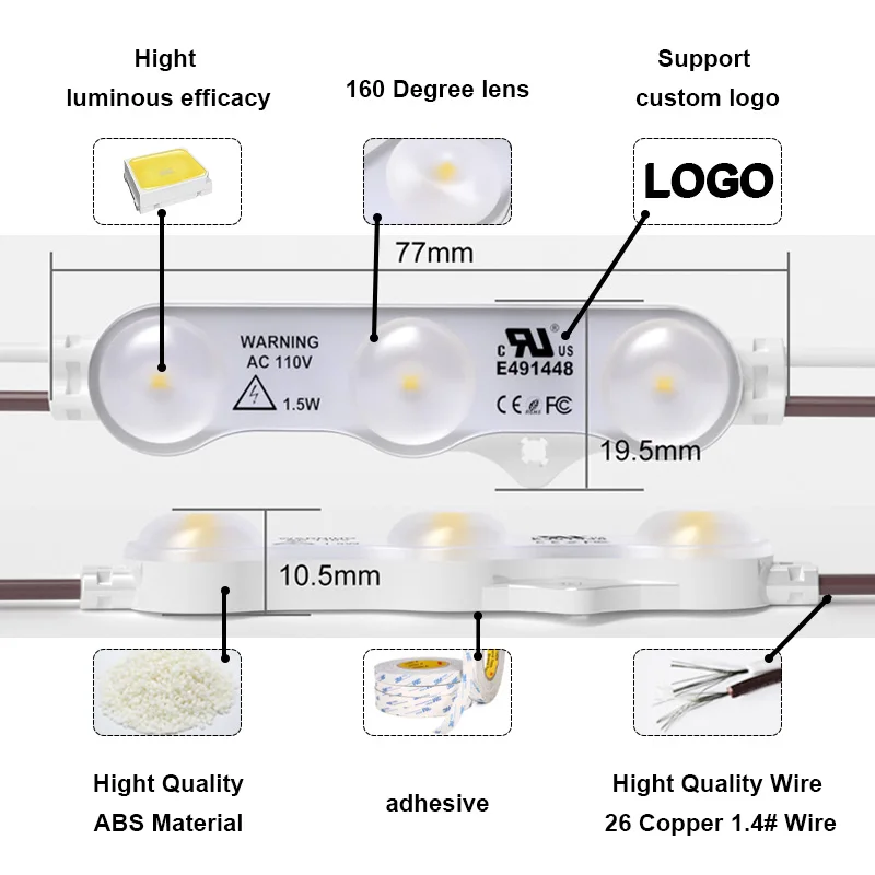 Led Modules Chasing Modul Led Ip68 Outdoor Led Module Modulo Led 220v