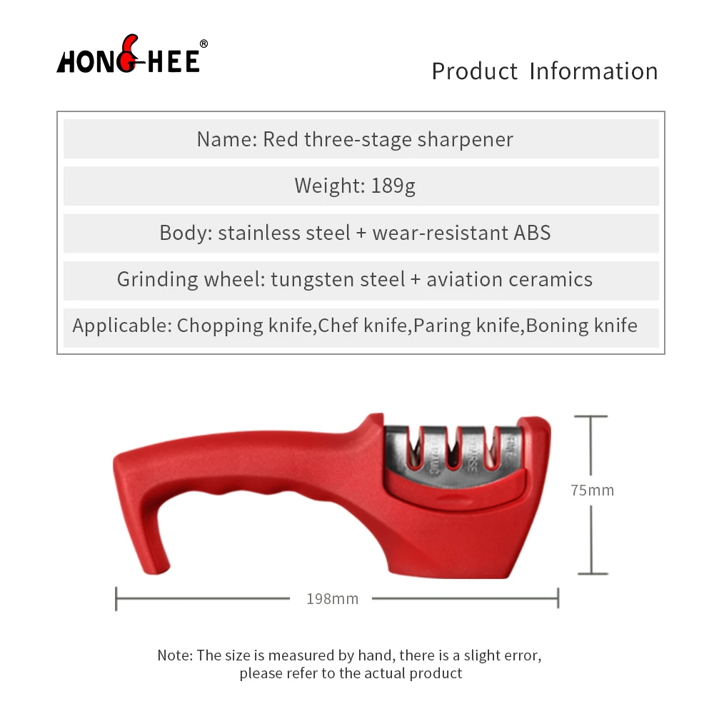 Wholesale Knife Sharpener Kitchen Knife Sharpener with 3 Stage Diamond Coated for Restore and Polish Blades Sharpening Knives