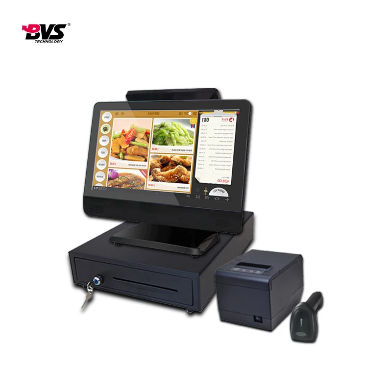BVS Shopping Mall Bank Restaurant POS System Automatic Ordering Touch Screen Self Service Bill Cash Payment Kiosk