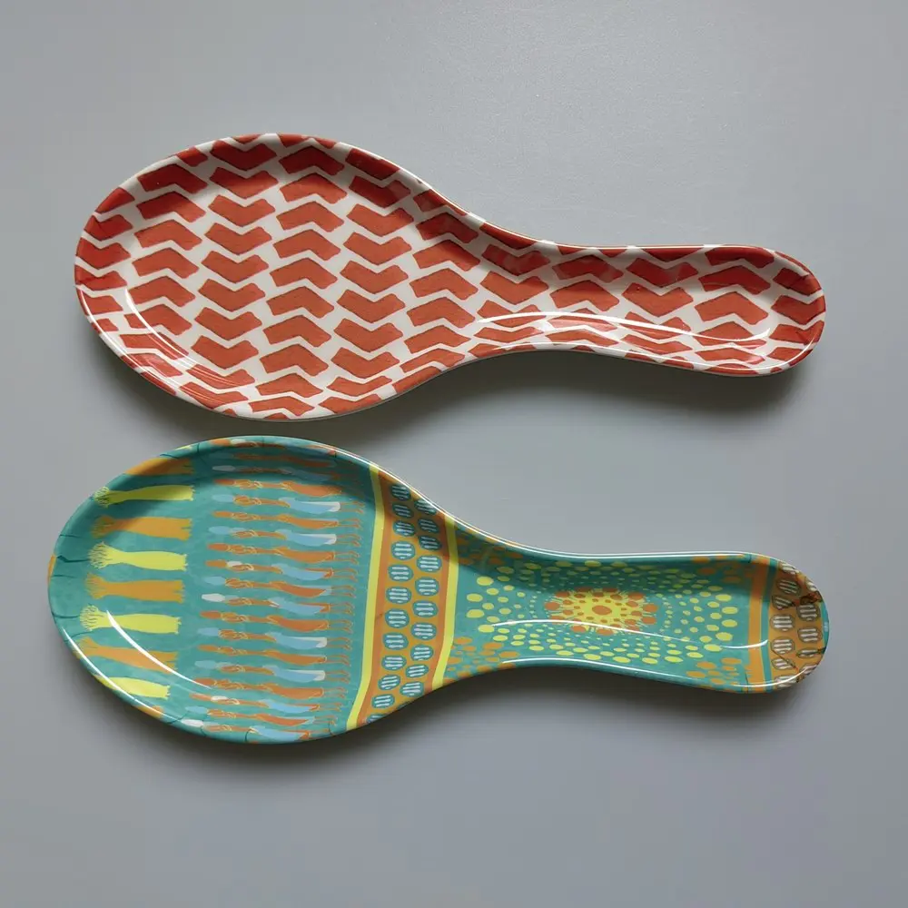 Professional Custom Design Melamine Spoon Holder Spoon Rest